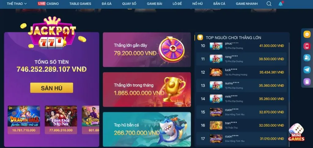 Nạp tiền và nhận thưởng k066
